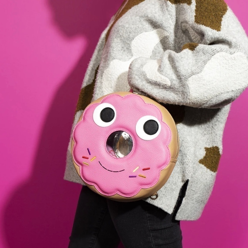 Kidrobot’s Limited Edition Yummy the Pink Donut Backpack - Picture 2 of 11